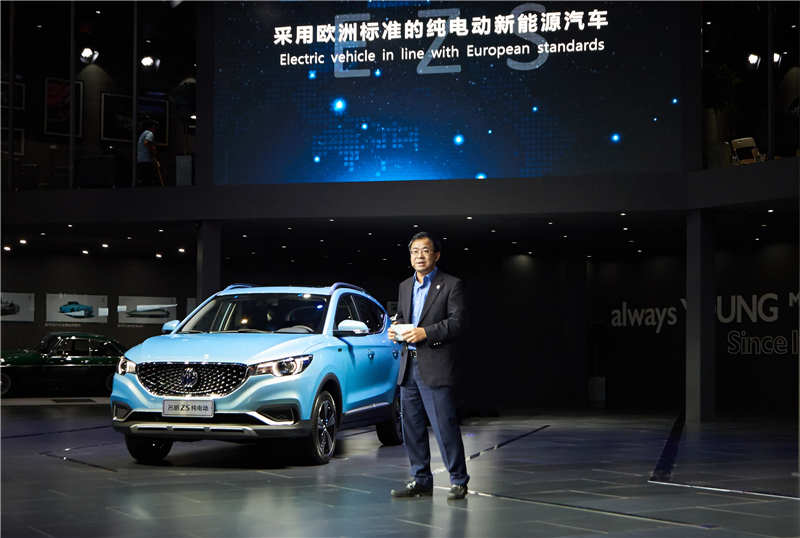 名爵ZS纯电动广州车展首秀 采用欧洲标准的纯电动新能源车最吸睛