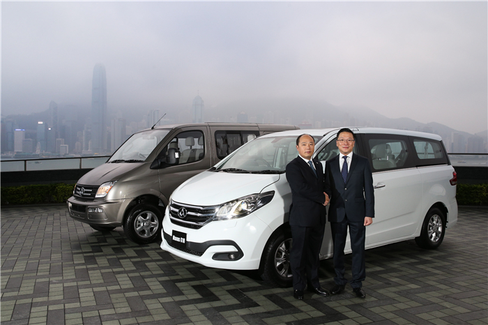 上汽大通在香港正式上市 带来宽体轻客V80和MPV G10多款产品